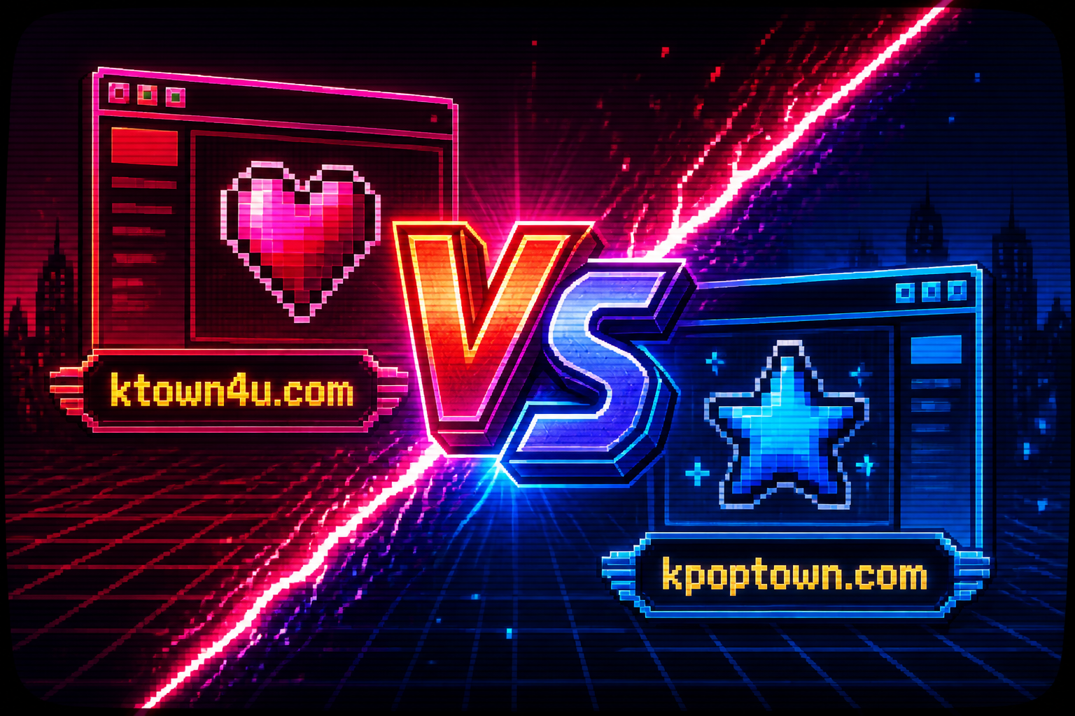 ktown4u.com vs kpoptown.com
