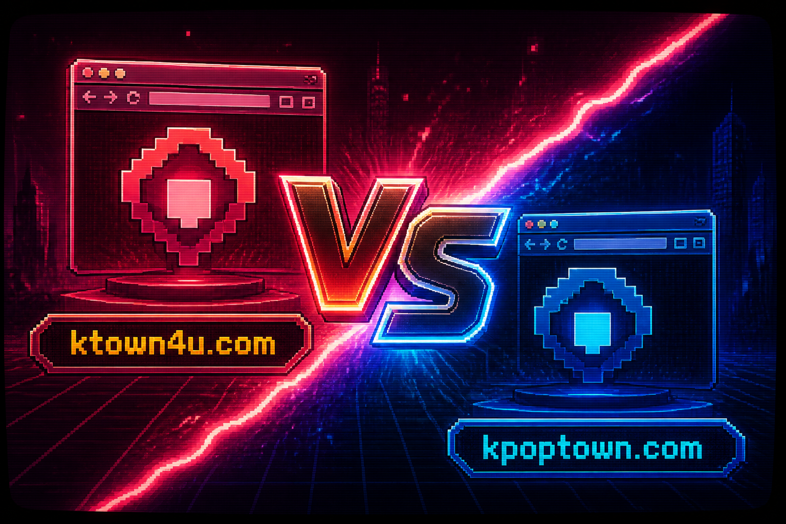 ktown4u.com vs kpoptown.com